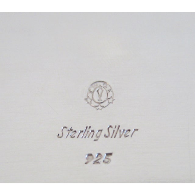 C.1920's Signed Jakob Grimminger Art Deco Era Sterling Silver Lidded Keepsake Box For Sale - Image 14 of 15