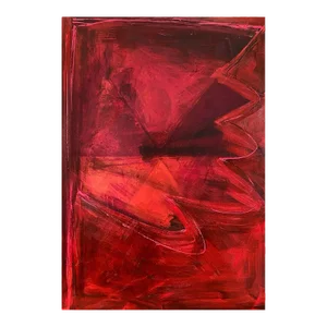 Contemporary Abstract Oil on Canvas Painting "Flag in Unknown Territory Iii" by Paul Landauer