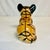 1980s Vintage Hollywood Regency Boho Chic Ceramic Tiger Cub Figural For Sale - Image 4 of 11