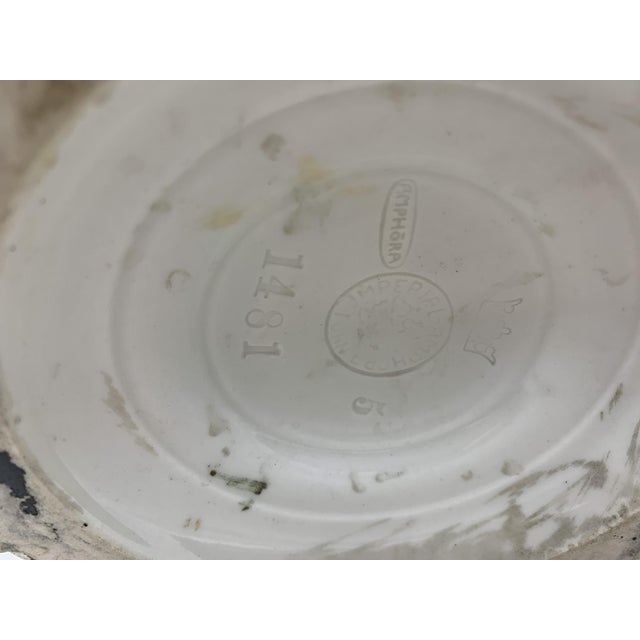 Art Nouveau Imperial Amphora Turn Porcelain Cherub Basket With Cascading Rosettes, Circa 1890–1900 For Sale - Image 3 of 16