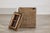 Vintage Rattan Over Wood Storage Basket with Removable Lid and Side Handles For Sale - Image 11 of 17