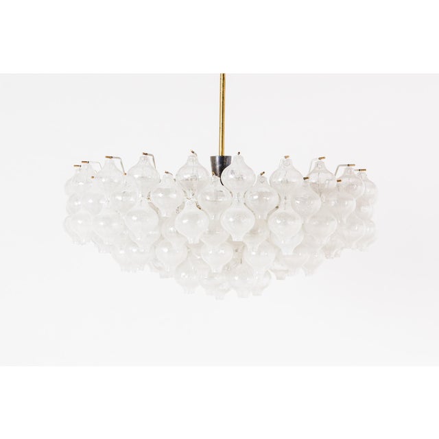 Tulipan Waterfall Glass Chandelier from Kalmar, Austria, 1960s For Sale - Image 6 of 18