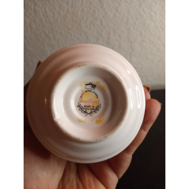 Sandford England China Floral Figurine For Sale - Image 4 of 7