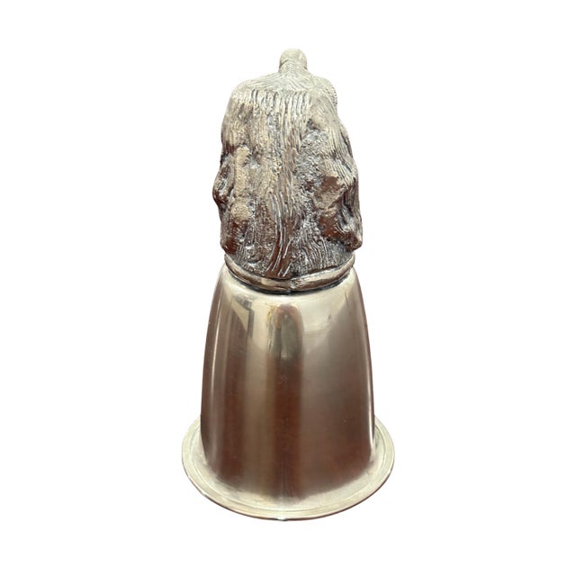 Late 20th Century Vintage Gucci Silver-Tone Hound Dog Stirrup Cup For Sale - Image 5 of 7
