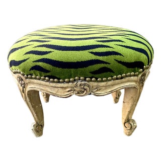 Antique Louis XV Style Footstool For Sale