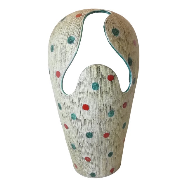 Large Ceramic Vase by Nino Caruso for SIC Ceramiche, Italy, 1960s For Sale