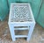 White Late 19th Century Victorian Cast Iron Floor Grate End Table For Sale - Image 8 of 12