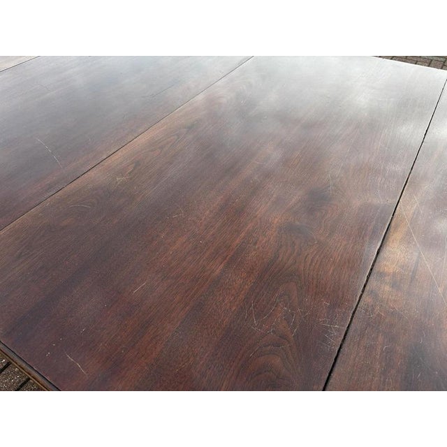 Metal Extending Dining Table & 10 Chairs with 2 Leaves, Set of 11 For Sale - Image 7 of 18