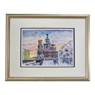 St. Petersburg Cathedral of Spilled Blood Art Print For Sale