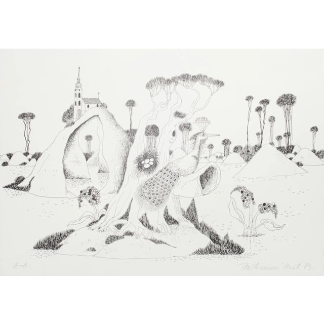 Fictional Panorama is a splendid lithograph realized by Tomislav Petranovic- Rvat. The state of preservation of the...