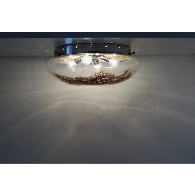 Italian Murano Bubble Glass Flush Mount by La Murrina, 1970s For Sale - Image 12 of 18
