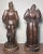 Early 20th Century French Bronze-Clad Plaster Breton Man and Woman Sculptures on Wood Bases - Set of 2 For Sale - Image 4 of 6