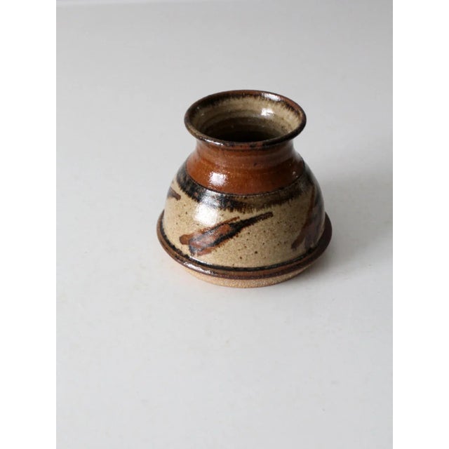 Vintage Studio Pottery Vase For Sale - Image 4 of 9