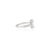 1 Carat Diamond Cluster Engagement Ring for Women in 18k Solid White Gold Size 7 For Sale - Image 4 of 11