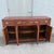 Chinese Red Hand Painted Credenza/Wedding Cabinet For Sale - Image 10 of 11