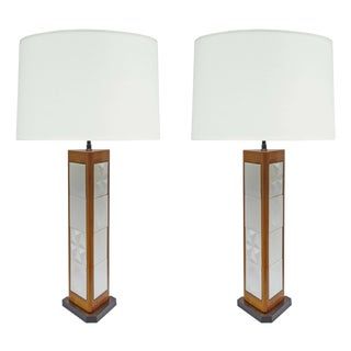 1960s George Nelson Modernist Table Lamps - a Pair For Sale