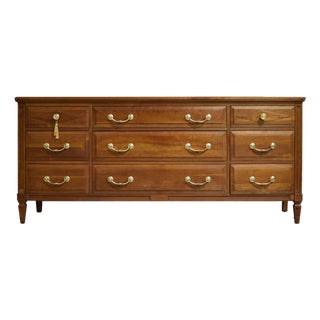 Mid Century Transitional Lowboy by Davis Furniture of Nashville Tn For Sale