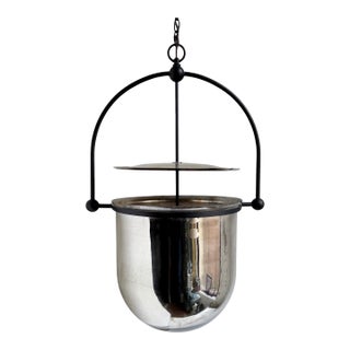 Urban Electric Co. SmokeBell Mirrored Pendant Light Chandelier For Sale