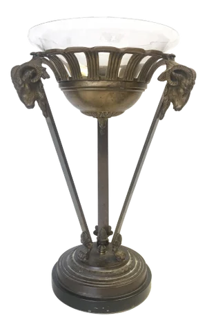 Vinatge Brass Rams Head Stand