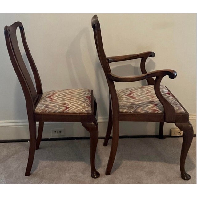 Vintage Dining Chair Set Attributed to Henkel Harris For Sale In Atlanta - Image 6 of 11
