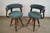 Pair of vintage 1960's Mid century Modern counter stools for sale. These were manufactured by Calorator Bar Furniture, and...