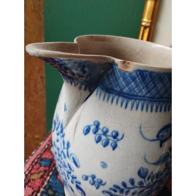 Late 18th Century Antique English Liverpool Pitcher For Sale - Image 5 of 10