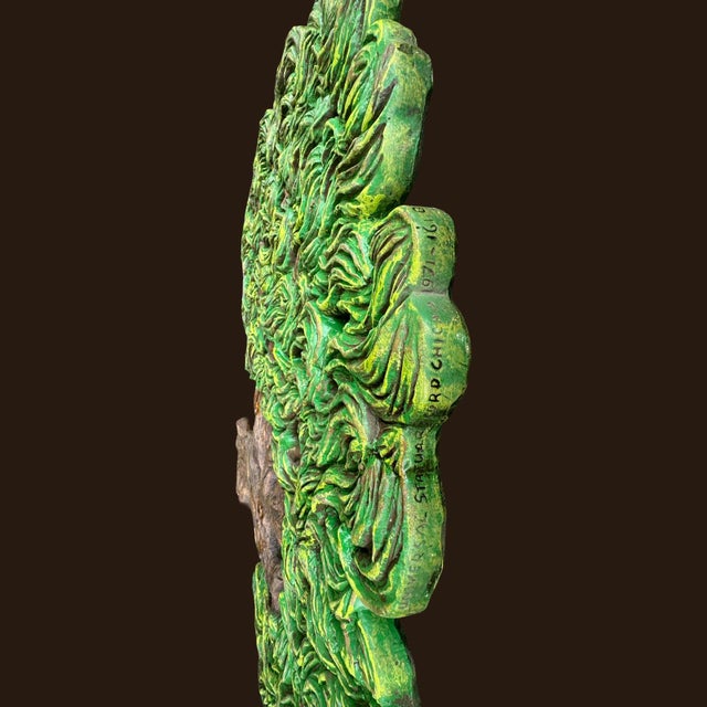 Mid-Century Modern Vintage Tree Art Wall Hanging For Sale - Image 3 of 5