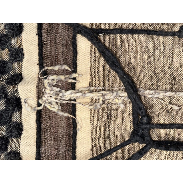 1970’s Vintage Wool Weaving For Sale - Image 16 of 17