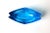 SkLO Vintage Sklo Union Blue Glass Ashtray – Czech For Sale - Image 4 of 8