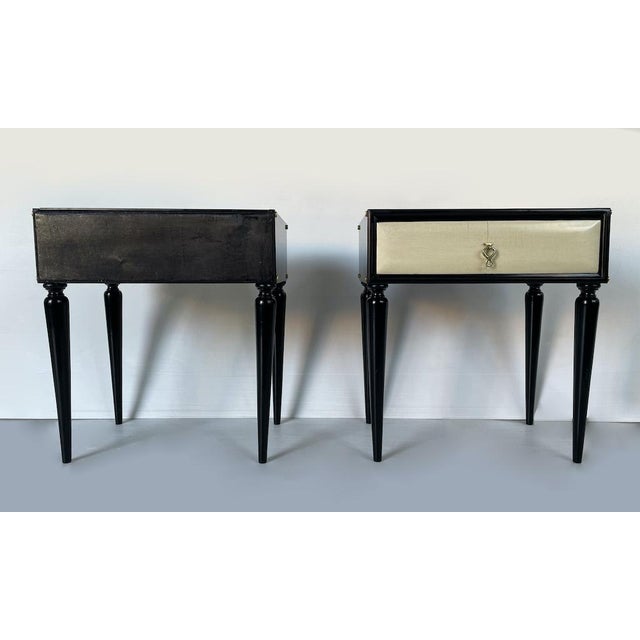 Mid-Century Italian Nightstands, 1950, Set of 2 For Sale - Image 4 of 9