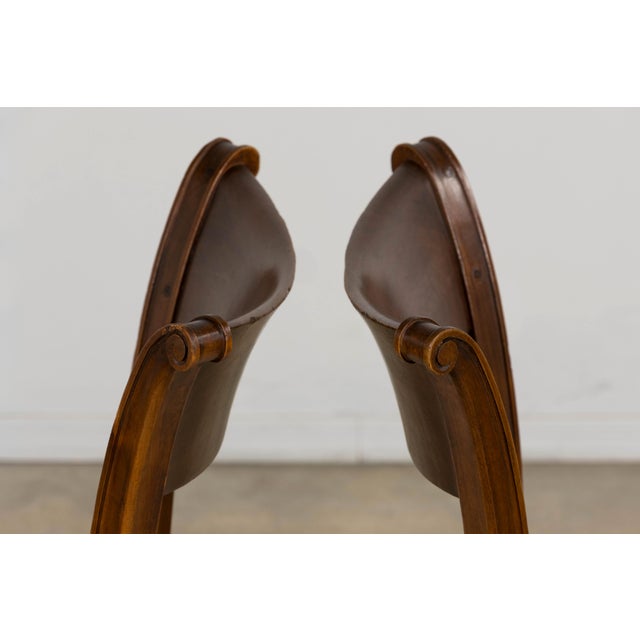Set of 8 French Directoire Walnut Dining Chairs, Early 19th Century For Sale - Image 12 of 18