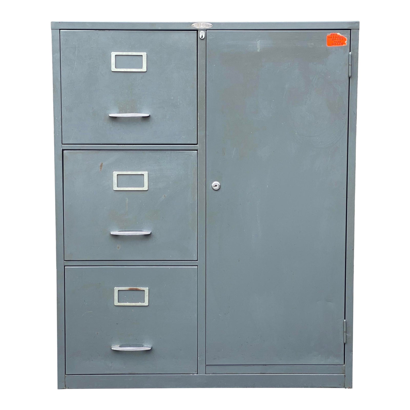 Cole Steel Locking Safe & File Combo Chairish