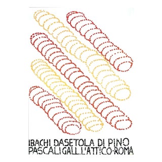 Pino Pascali's Bristleworms, L'Attico, 1980, Paper For Sale