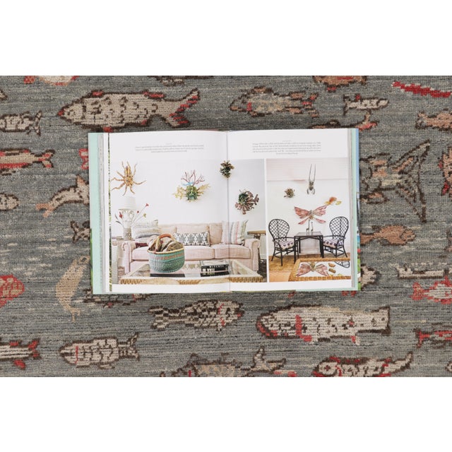 Contemporary Fish Pictorial Modernist Wool Rug by Rug & Kilim, India For Sale - Image 10 of 10