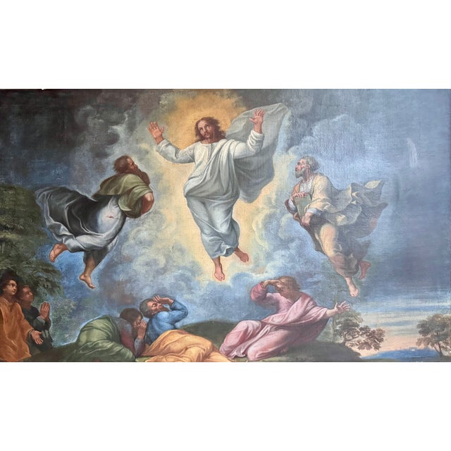 The Transfiguration of Christ, 1750, Oil on Canvas For Sale - Image 4 of 11