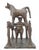 Bernard Reder, Rare Large Modernist Bronze Sculpture Woman with Bull Bernard Reder, 1957 For Sale