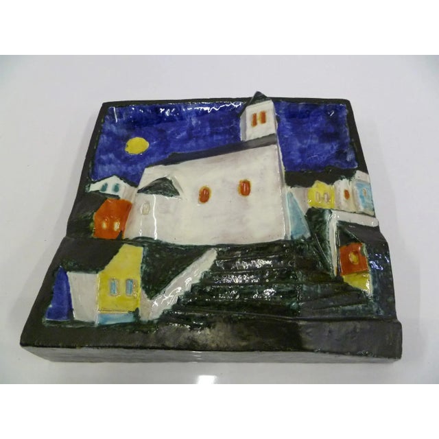 More known as Cseko, Csekovszky Arpad 1931-1997, the noted Hungarian artist was famous for these ceramic or pottery wall...