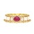 Mid-Century Modern Vintage 45 Carat No Heat Ruby, Diamond, and Pearl Cuff Choker Necklace For Sale - Image 3 of 9