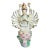 Mid 20th Century Chinese 1000 Hand Statue Hand Painted Asian Figurine Decor For Sale