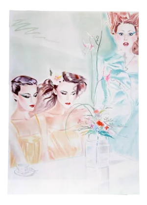 Pater Sato, Flower, Lithograph