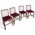 Wood Mahogany Dining Chairs, Set of 4 For Sale - Image 7 of 7