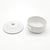 Late 20th Century Late 20th Century French Apilco White Porcelain Individual Covered Casseroles, Pair For Sale - Image 5 of 17
