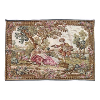 Vintage French Jacquard Halluin Tapestry, 1960s For Sale