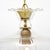 Brass French Antique, Baccarat Crystal and Brass Pendant Chandelier, Circa 1920 For Sale - Image 8 of 9