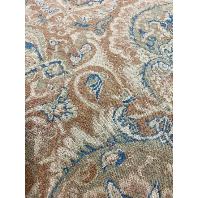 Tan 1930s Old Persian Tabriz Area Rug 4x6 For Sale - Image 8 of 9