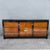 A striking vintage Chinoiserie dresser by Wayside featuring richly figured burlwood drawer and door fronts framed in a...