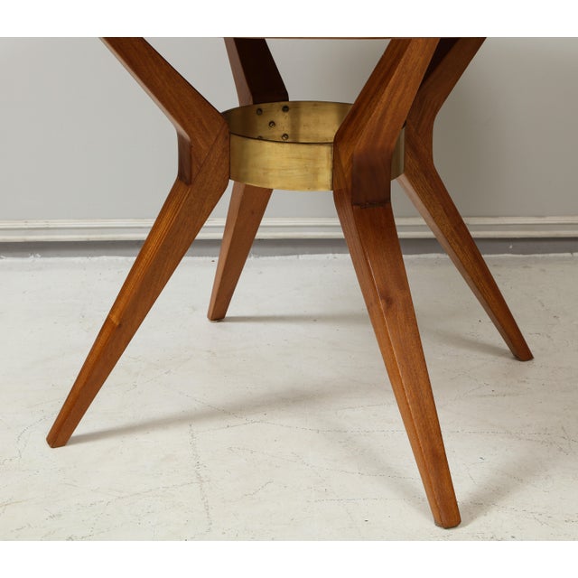 Mid 20th Century Italian Mid-Century Modern Circular Dining Table/ Center Table For Sale - Image 5 of 10