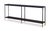 Introduce a touch of modern elegance to your entryway or living space with this oak and bronze metal console table. The...