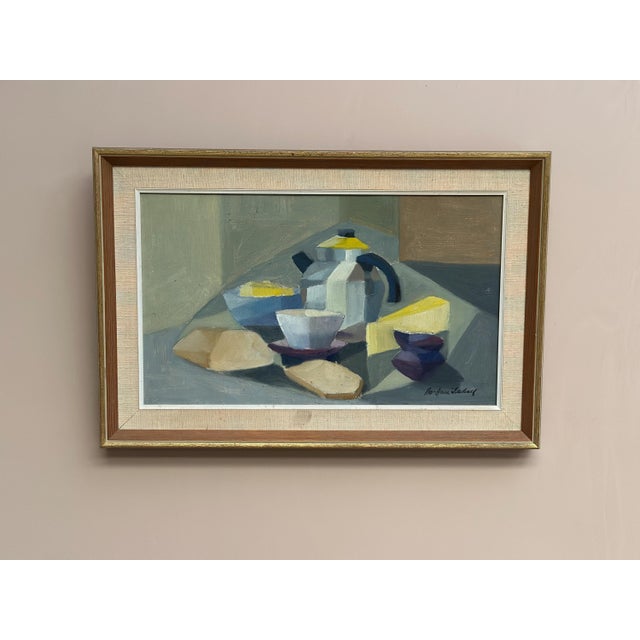 Bo Arne Irehall, Still Life, 1960s, Oil on Canvas, Framed For Sale - Image 11 of 18