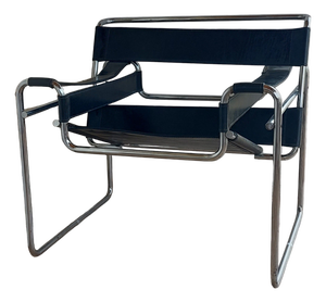 Mid-Century Italian Bauhaus Wassily Chair attributed to Marcel Breuer for Gavina, 1960s
